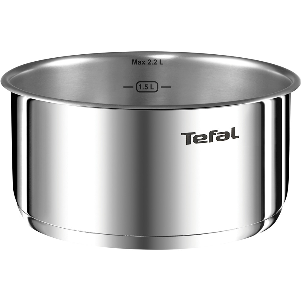 Set vase TEFAL Ingenio L897SB74, 11 piese, 16-28cm,  inox, argintiu