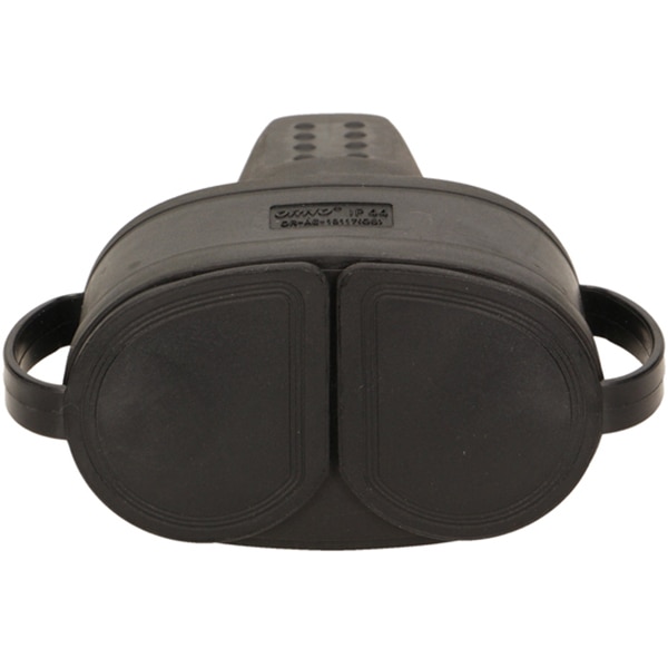 Priza de exterior ORNO OR-AE-13117 (GS), 2 prize, IP44, negru