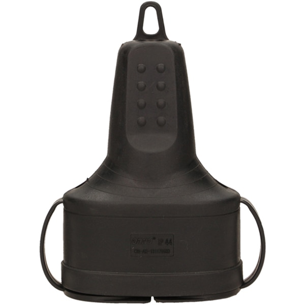 Priza de exterior ORNO OR-AE-13117 (GS), 2 prize, IP44, negru
