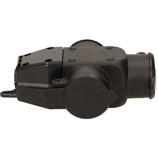 Priza de exterior ORNO OR-AE-1346 (GS), 3 prize, IP44, negru