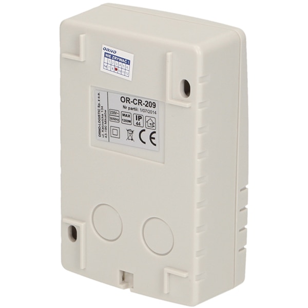 Senzor crepuscular ORNO OR-CR-209, IP44, alb