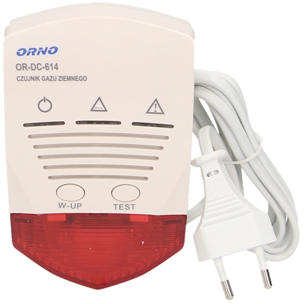 Detector gaze naturale ORNO OR-DC-614, 70dB, alb