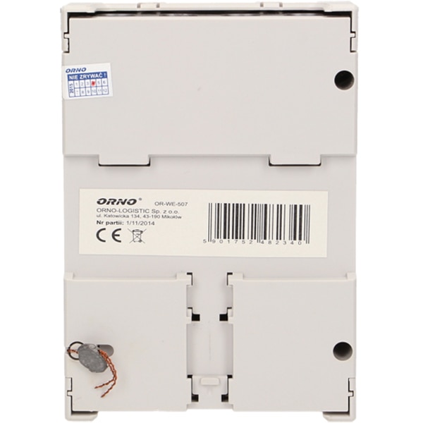 Contor trifazat ORNO OR-WE-507, 120A, 230V, IP20, alb