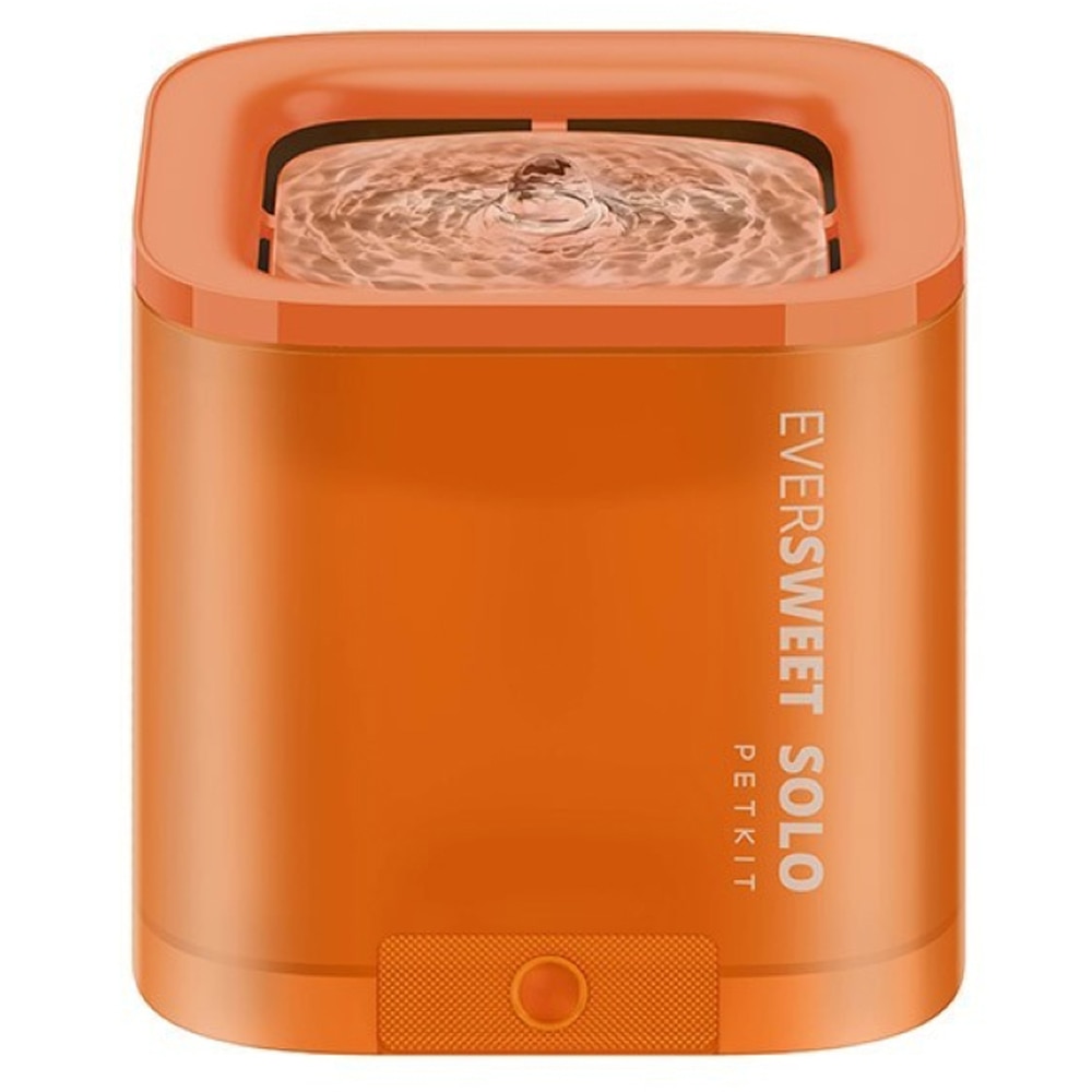 Fantana apa animale de companie PETKIT Solo, Smart, 1.8 l, portocaliu