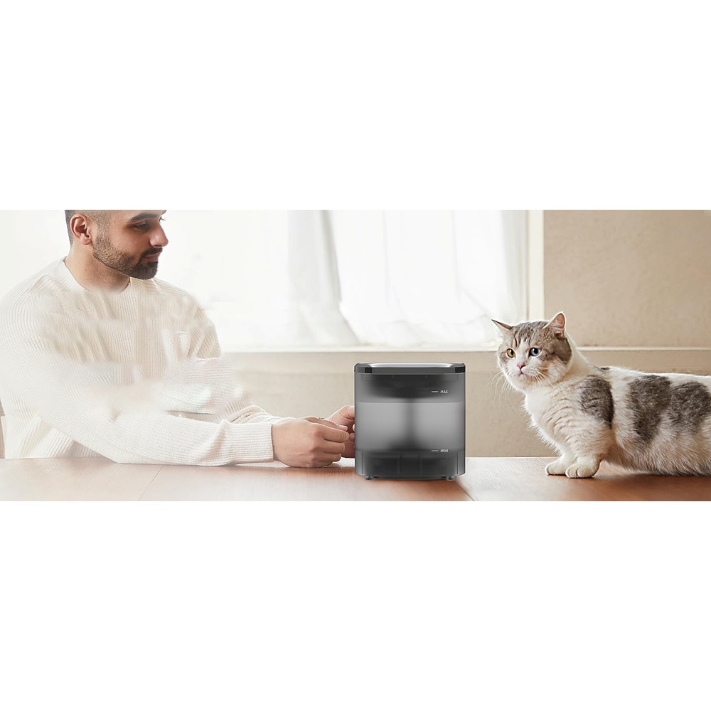 Fantana apa animale de companie PETKIT Eversweet Solo SE, 1.8 l, gri inchis