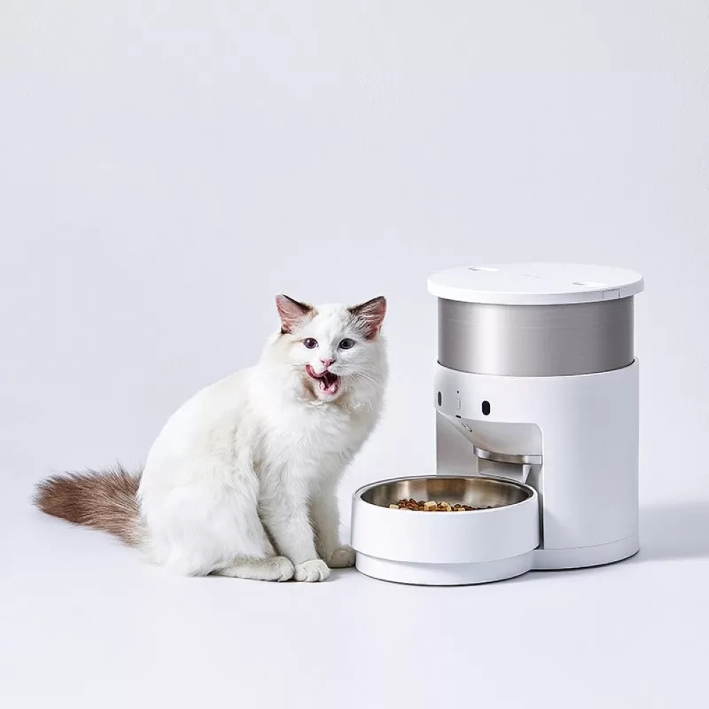 Hranitor automat animale de companie PETKIT Fresh Element 3, Smart, 3 l, alb-gri