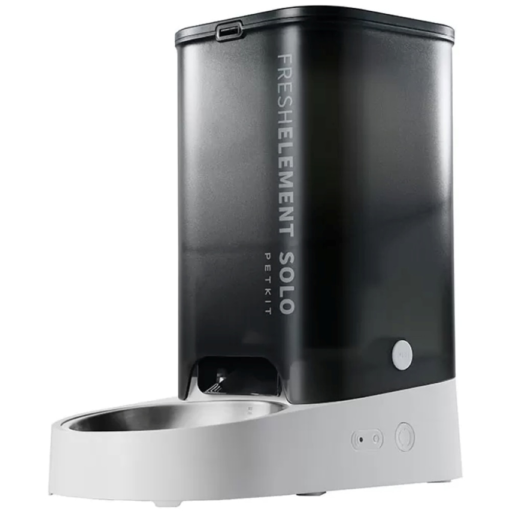 Hranitor automat animale de companie PETKIT Fresh Element Solo, Smart, 3 l, gri inchis