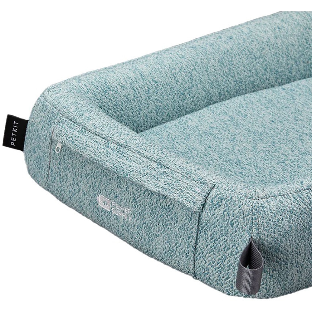 Pat pisici PETKIT Four Season M, spuma cu memorie, 67 x 51 x 12.5 cm, albastru deschis