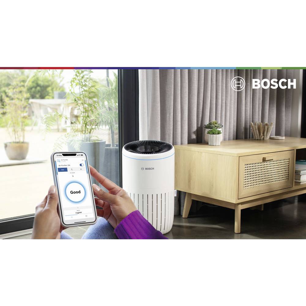 Purificator aer BOSCH AIR4000I, WiFi, HEPA, 3 trepte de viteza, alb