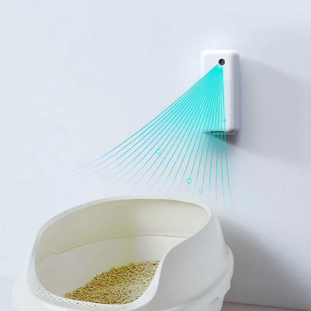 Difuzor litiera PETKIT Smart Spray, plastic, 15 x 6 x 4 cm, alb