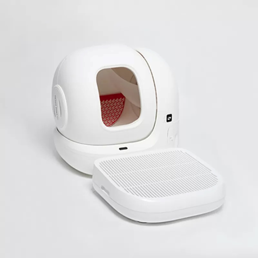 Cutie colectare nisip litiera PETKIT, plastic, 50 x 41.5 x 13.5 cm, alb