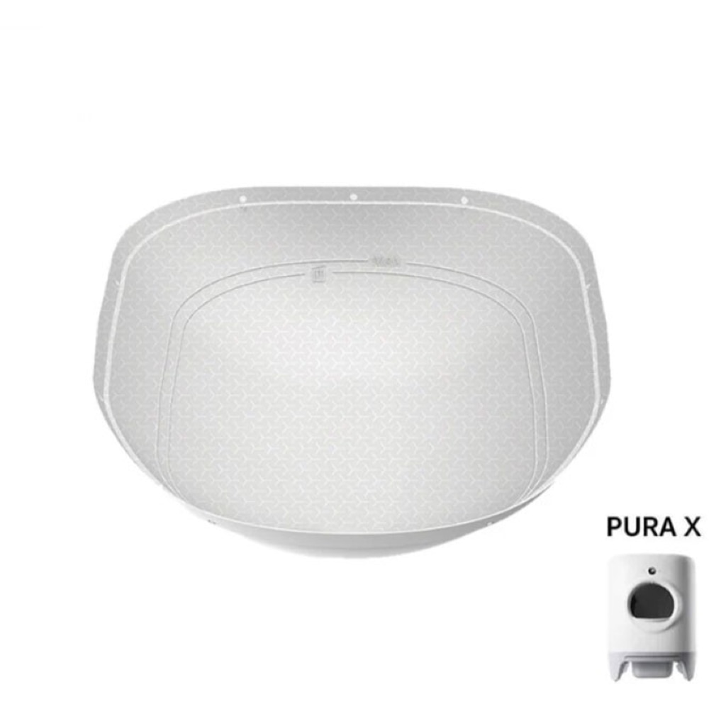 Covoras litiera PETKIT Pura X, microfibra, 45 x 44 x 7 cm, gri