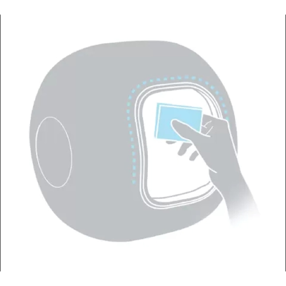 Perdea magnetica litiera PETKIT Pura Max, catifea, 23 x 25 x 2 cm, albastru