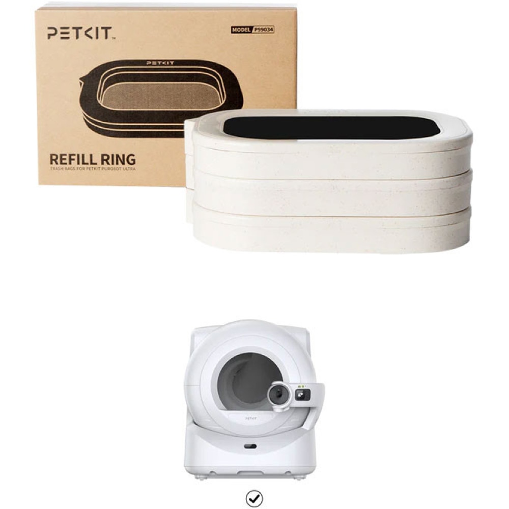 Pungi igienice litiera PETKIT Purobot Ultra, 3 role, negru