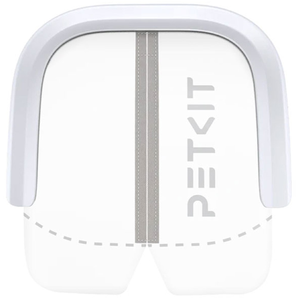 Perdea magnetica litiera PETKIT, microfibra, 30 x 10 x 30 cm, gri