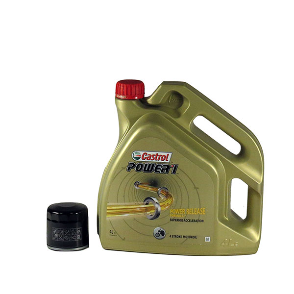 Kit schimb ulei CASTROL POWER 1 RACING 10W40, BMW R 850C, 1999->2004