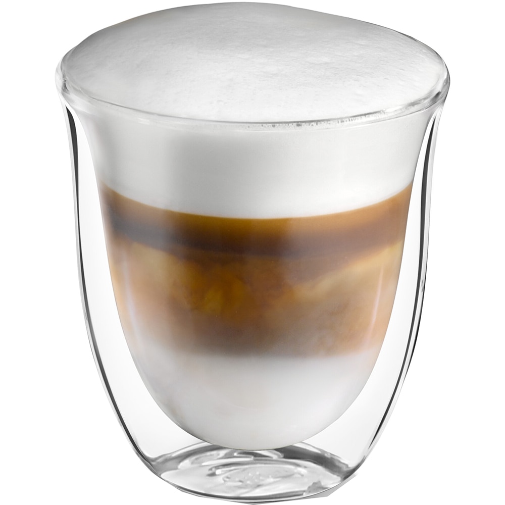 Set pahare cafea DELONGHI Mix Hot&Cold DLSC326, 6 piese, 270-480 ml, sticla