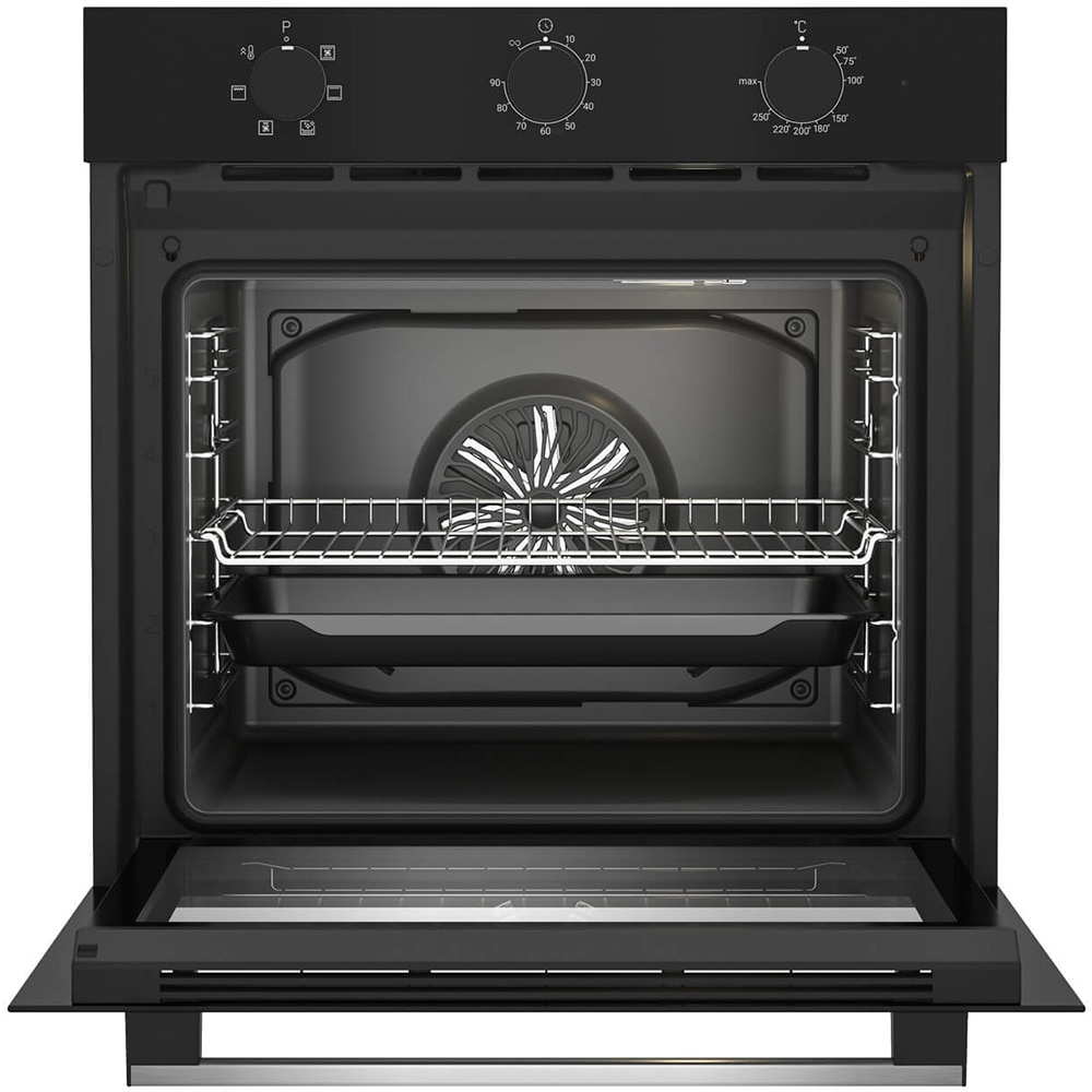 Set cuptor incorporabil ARCTIC ARSE11130BD, Electric, Autocuratare Aqua Drop Clean, 72 l, Clasa A + Plita incorporabila, Gaz, 4 arzatoare, Wok, negru