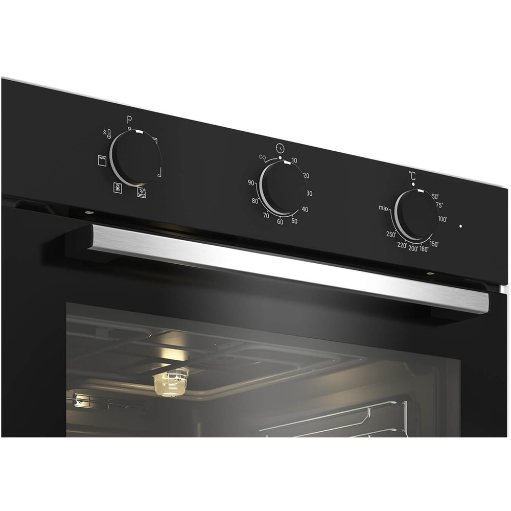 Set cuptor incorporabil ARCTIC ARSE11130BD, Electric, Autocuratare Aqua Drop Clean, 72 l, Clasa A + Plita incorporabila, Gaz, 4 arzatoare, Wok, negru