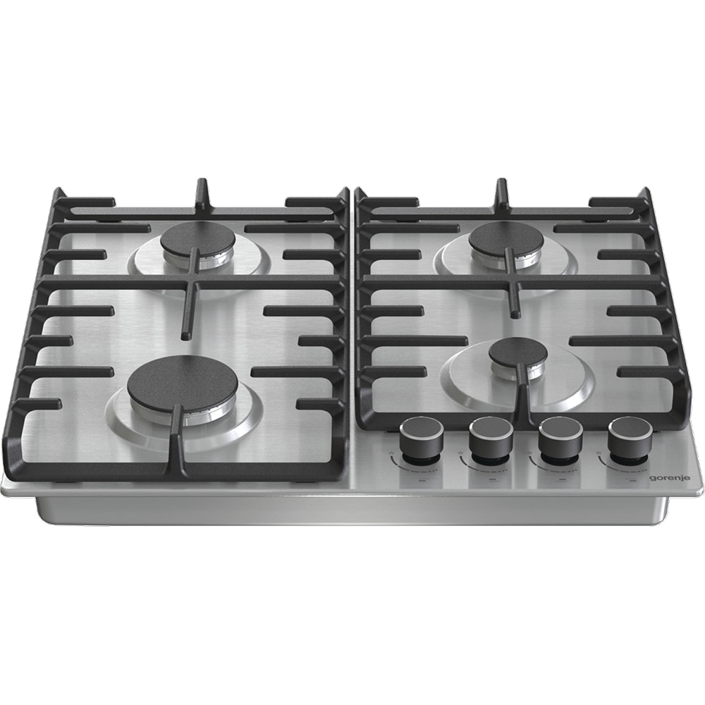 Set cuptor incorporabil GORENJE BO6735E02X, Electric, Autocuratare Aqua Clean, 77 l, Clasa A + Plita incorporabila G642ABX, Gaz, 4 arzatoare, inox