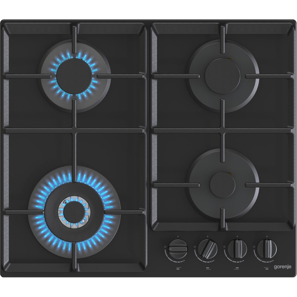 Set cuptor incorporabil GORENJE BO6735E05B, Electric, Autocuratare Aqua Clean, 77 l, Clasa A + Plita incorporabila GTW641EB, Gaz, 4 arzatoare, negru