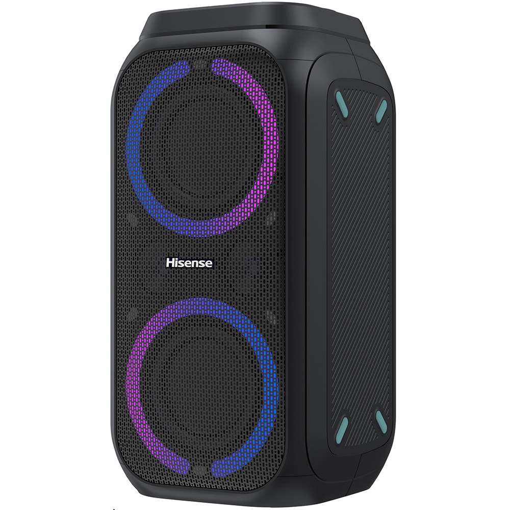Boxa portabila HISENSE Party Rocker 160, 160W, Bluetooth, negru