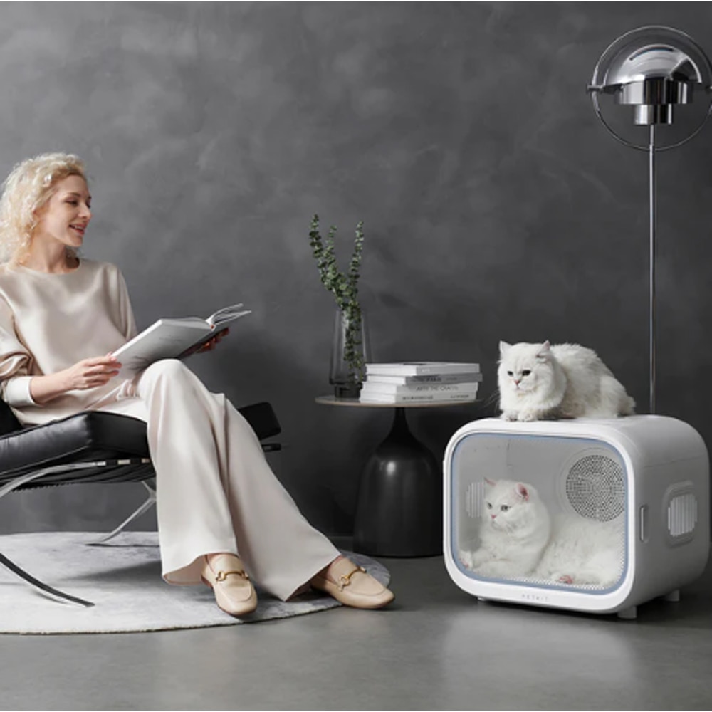 Uscator animale de companie PETKIT AirSalon Max, Smart, 900W, 60 L, alb