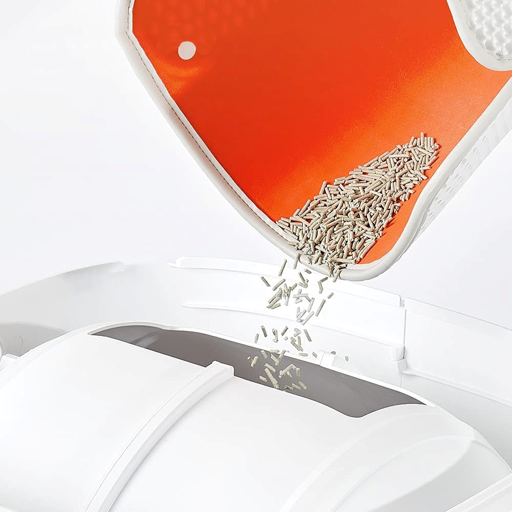 Covoras litiera PETKIT Litter Clean Pad, plastic, 60 x 53 x 13 cm, alb