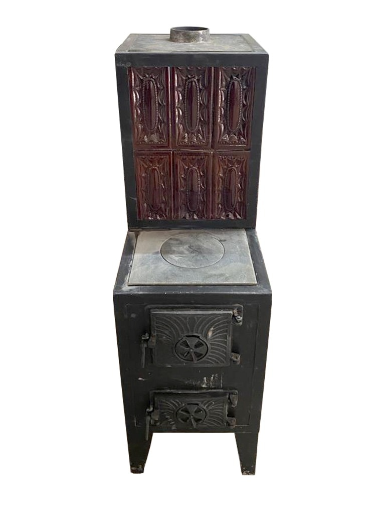 Soba din teracota cu plita din fonta, 11 kW, 2RTT