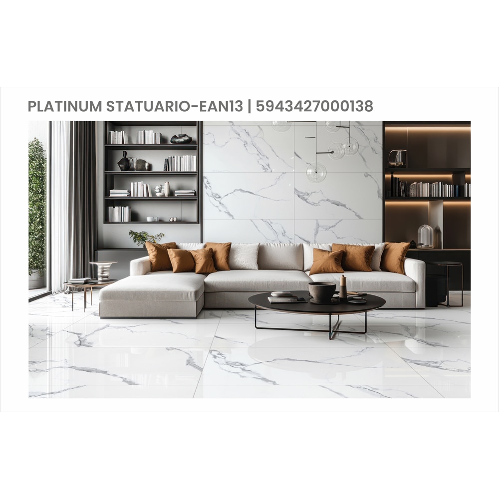 Gresie interior/exterior Platinum, 60x120 cm, 8.5 mm, 1.44m2/cutie, PEI 4