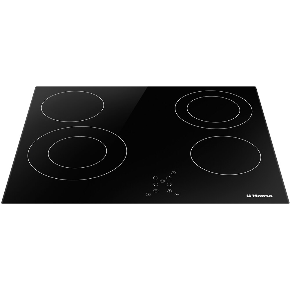 Plita incorporabila HANSA BHC66506, Vitroceramica, 4 arzatoare, Touch Control, negru