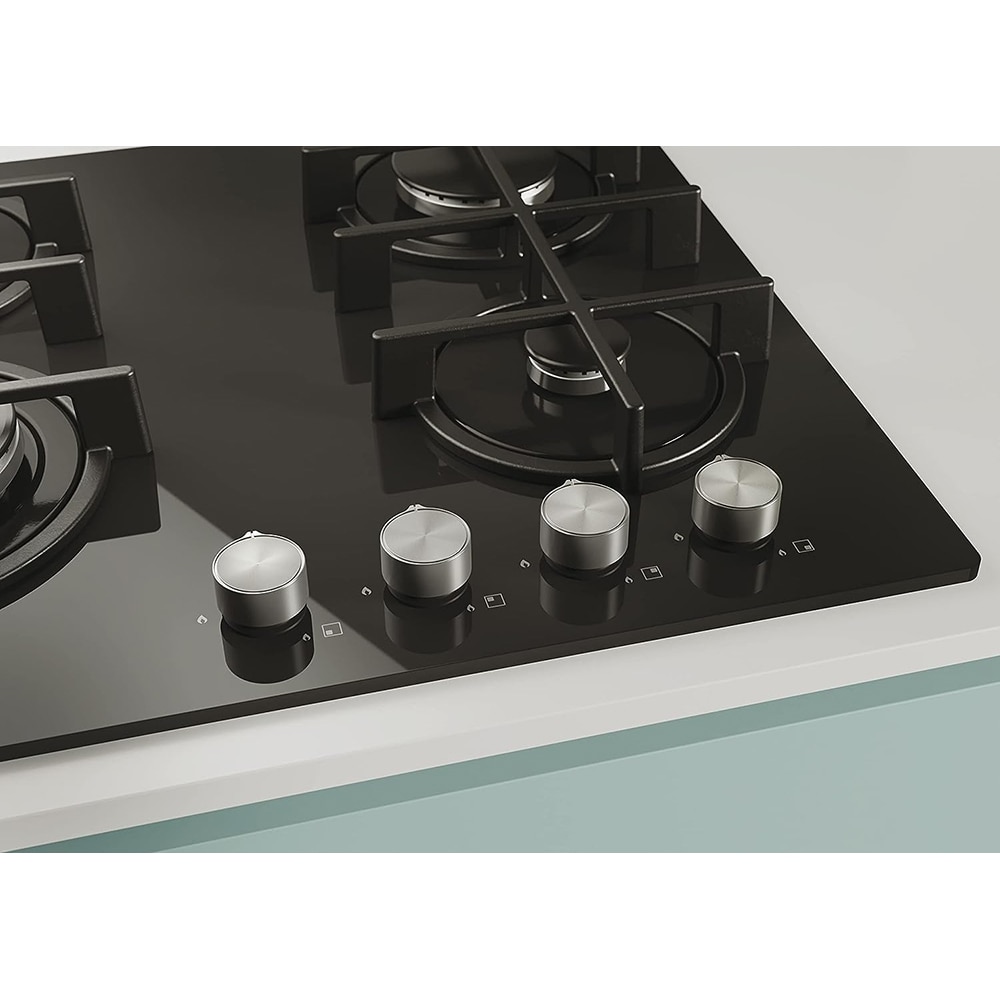 Plita incorporabila CANDY CDK6GF4WEKB, Gaz, 4 arzatoare, Wok, negru