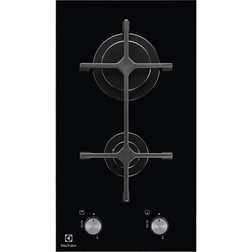 Plita incorporabila ELECTROLUX EGC3322NVK, Gaz, 2 arzatoare, negru