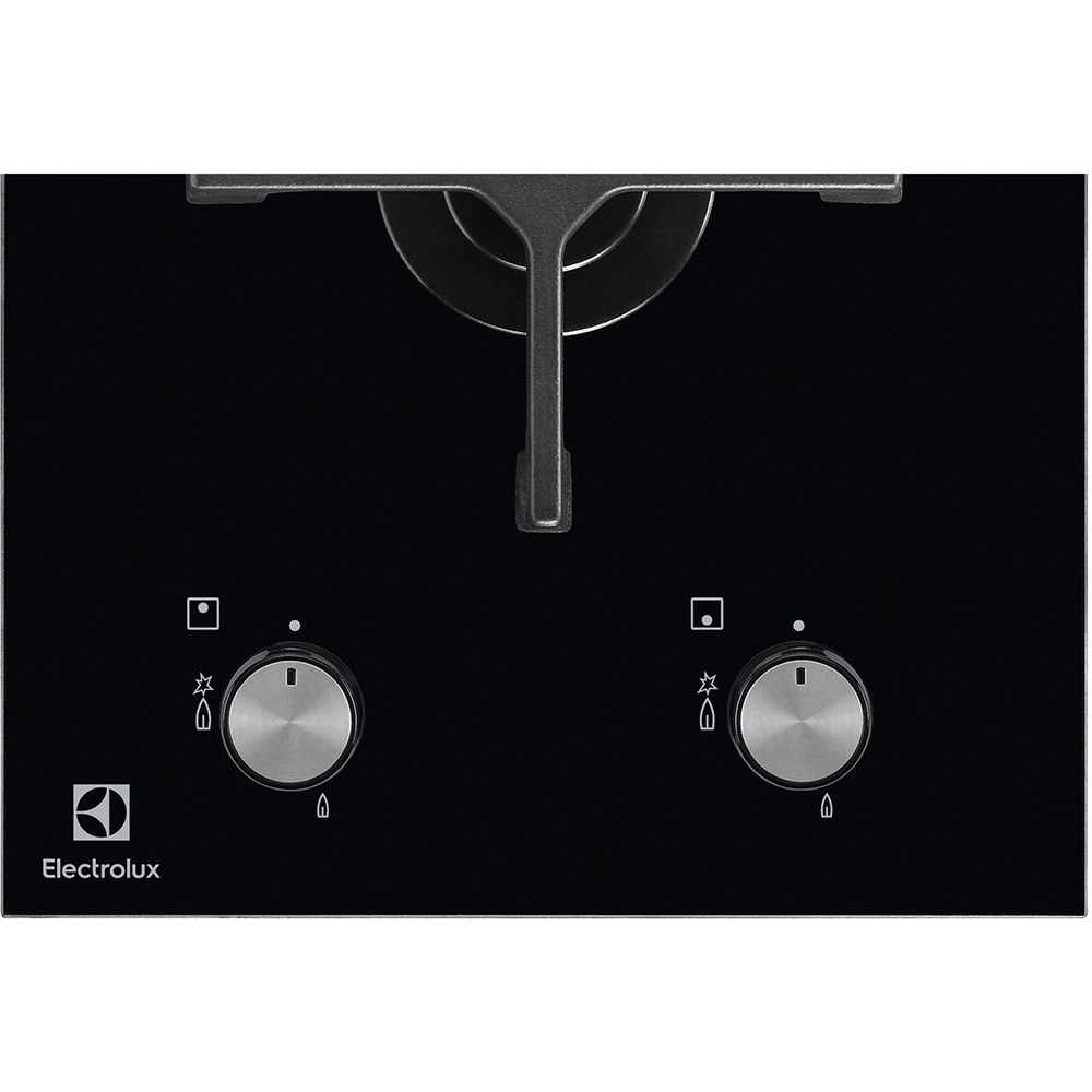 Plita incorporabila ELECTROLUX EGC3322NVK, Gaz, 2 arzatoare, negru