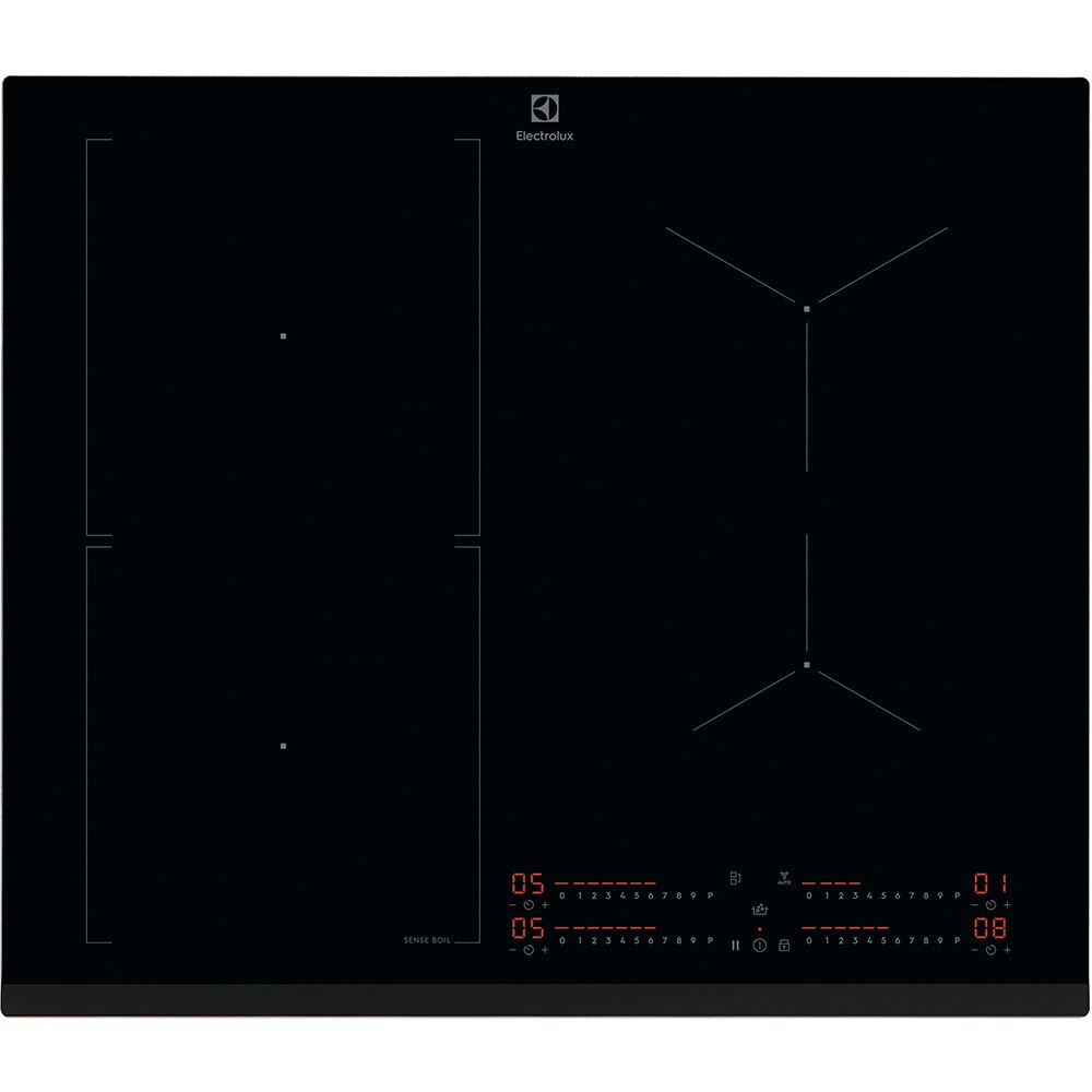 Plita incorporabila ELECTROLUX EIS62453, Inductie, 4 arzatoare, Touch control, negru