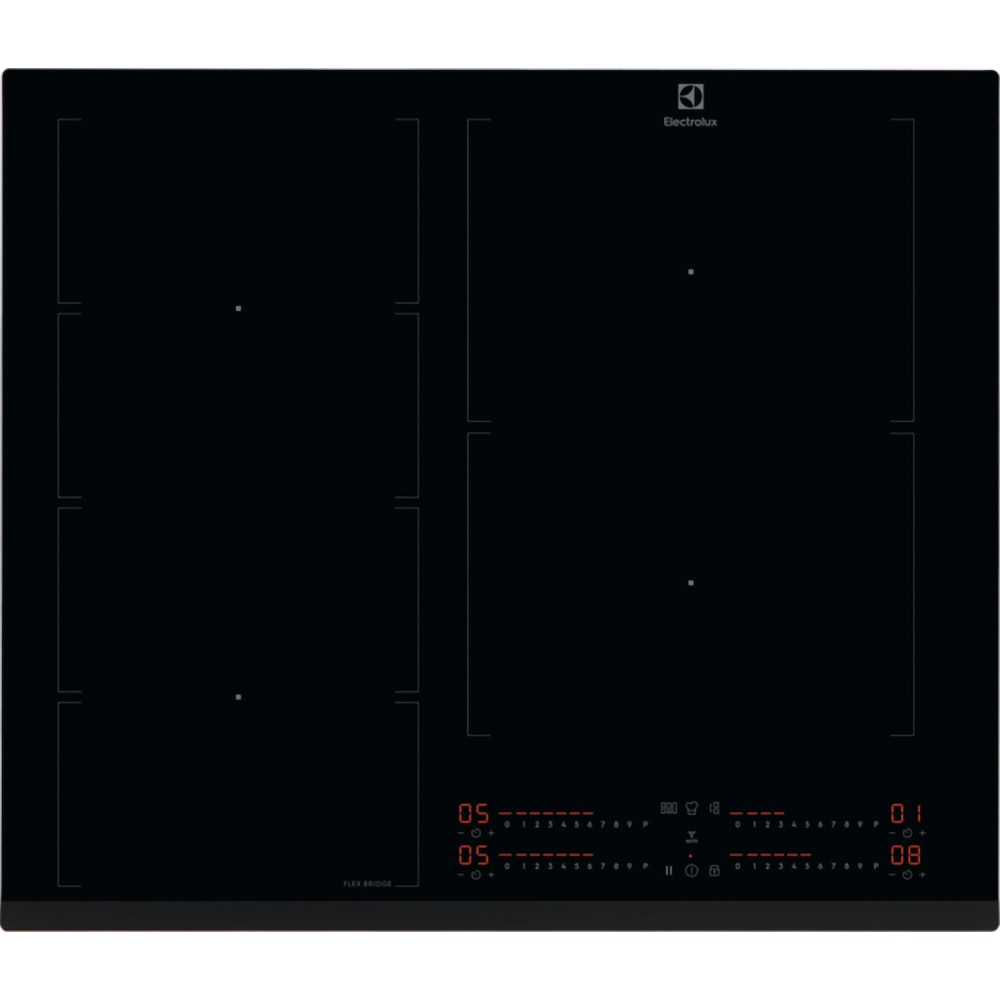 Plita incorporabila ELECTROLUX EIV64453, Inductie, 4 arzatoare, Touch control, negru