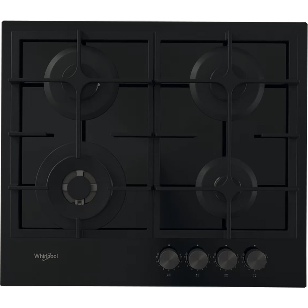 Plita incorporabila WHIRLPOOL GOFL 629/NB1, Gaz, 4 arzatoare, Wok, negru