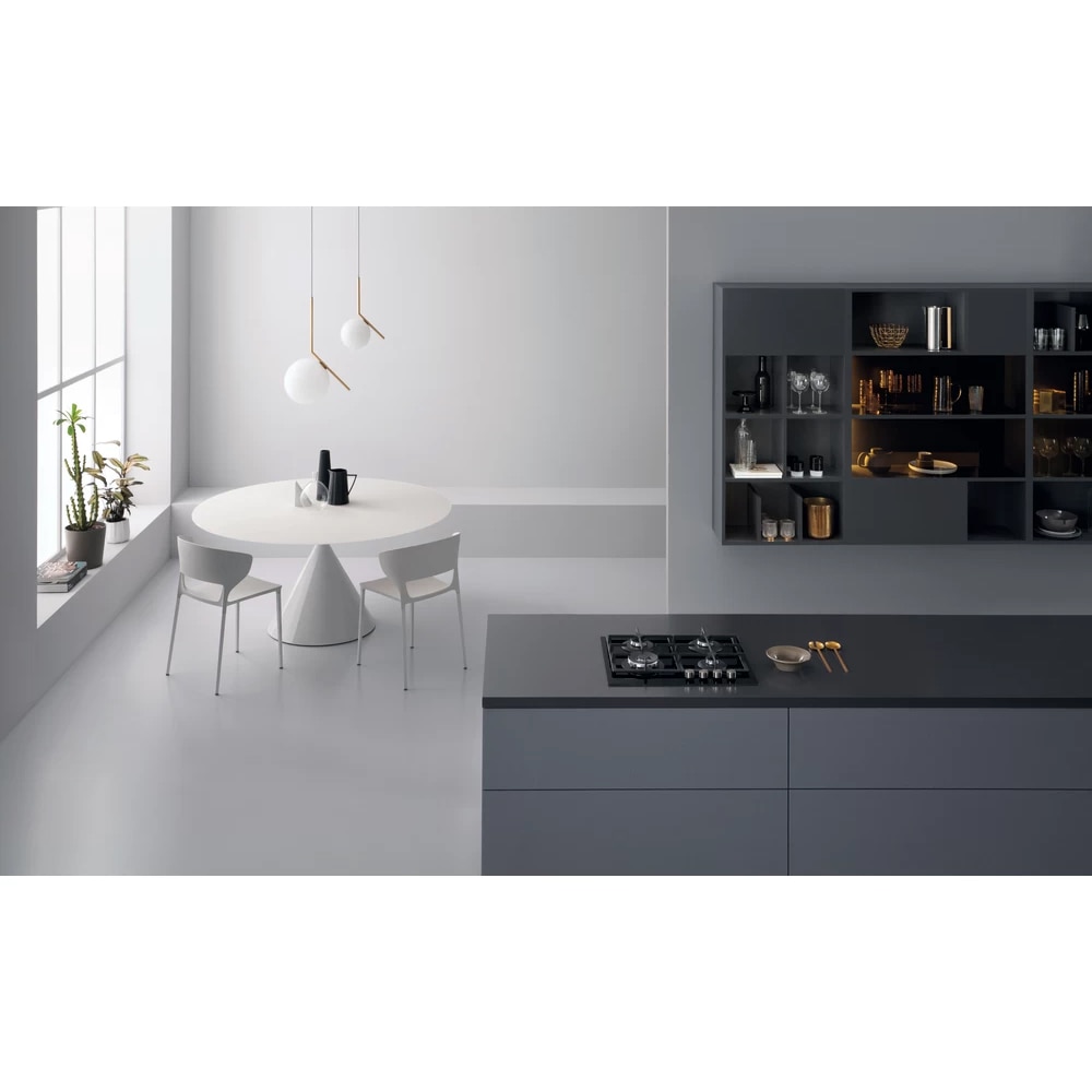 Plita incorporabila WHIRLPOOL GOFL 629/NB1, Gaz, 4 arzatoare, Wok, negru