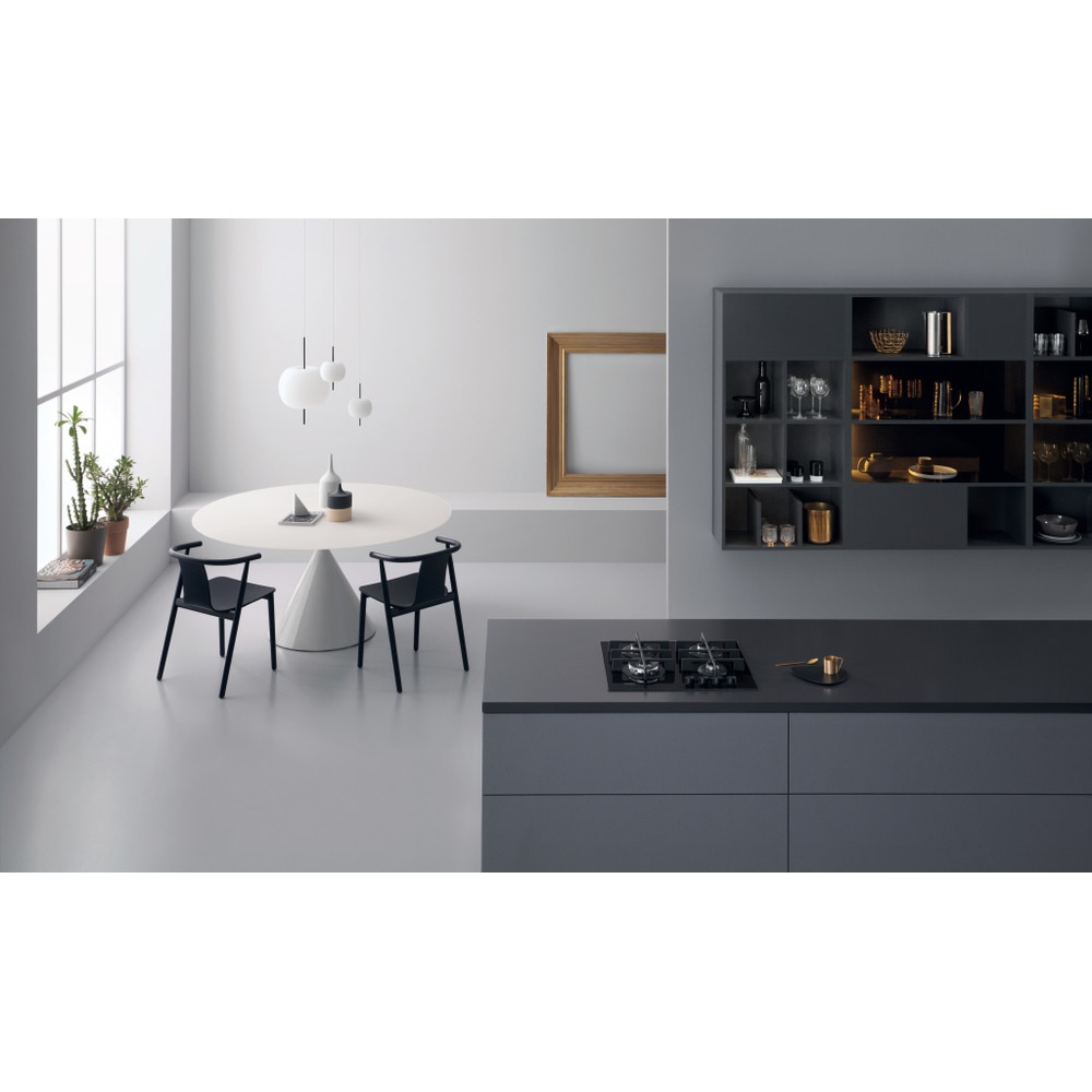 Plita incorporabila WHIRLPOOL GOWL 628/NB EE, Gaz, 4 arzatoare, Wok, negru