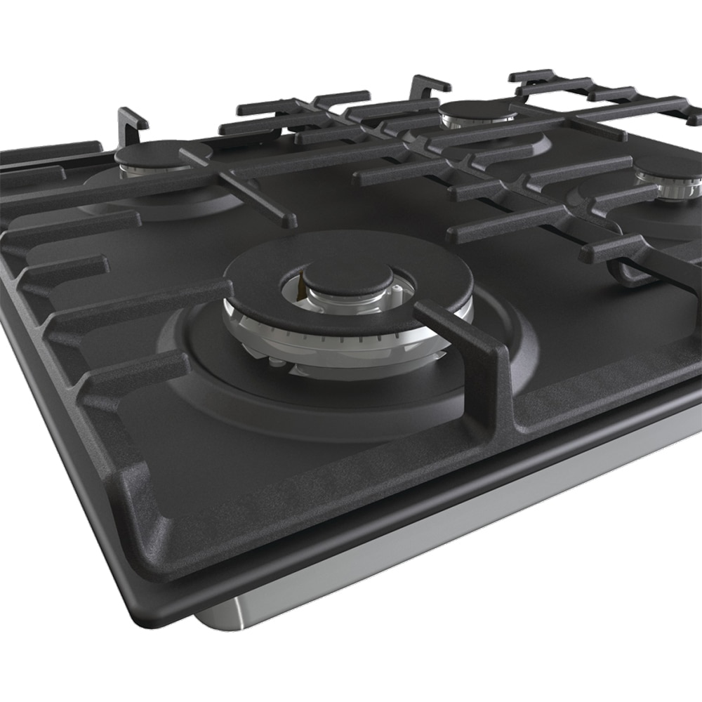 Plita incorporabila GORENJE GW642AB, Gaz, 4 arzatoare, Wok, negru