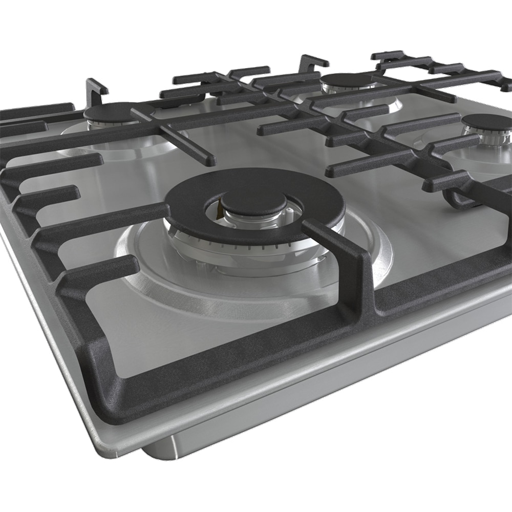 Plita incorporabila GORENJE GW642ABX, Gaz, 4 arzatoare, Wok, inox