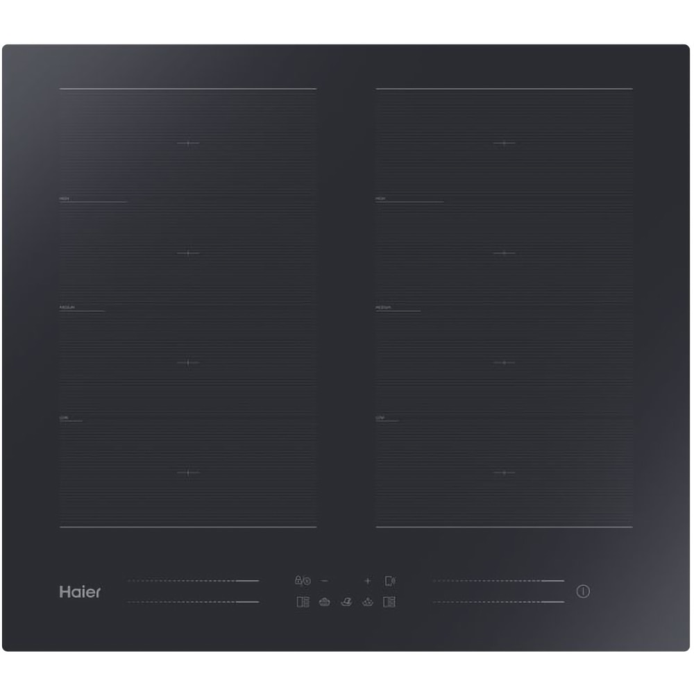 Plita incorporabila HAIER HA2MTSJ68MC, Inductie, 4 arzatoare, Touch control, negru