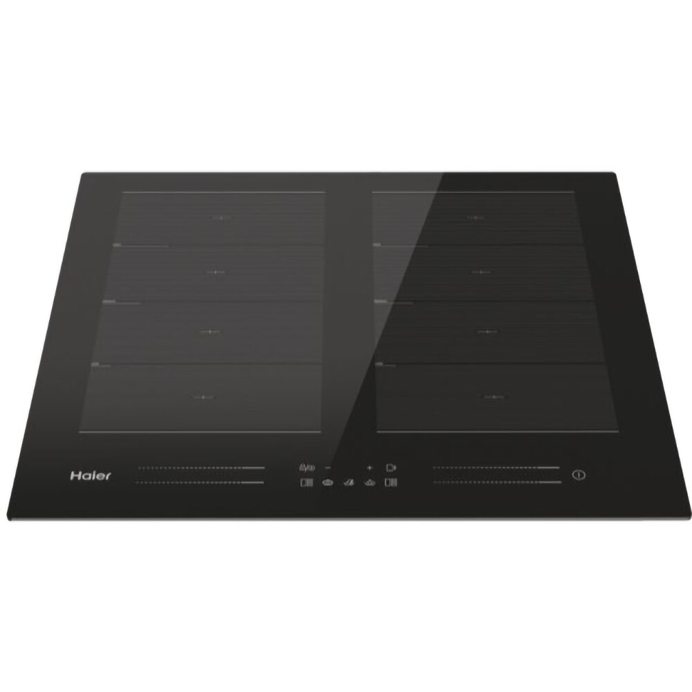 Plita incorporabila HAIER HA2MTSJ68MC, Inductie, 4 arzatoare, Touch control, negru