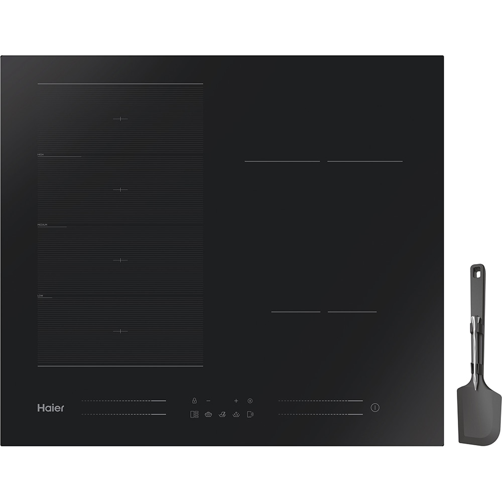 Plita incorporabila HAIER HAMTP64MC, Inductie, 4 arzatoare, Touch control, negru