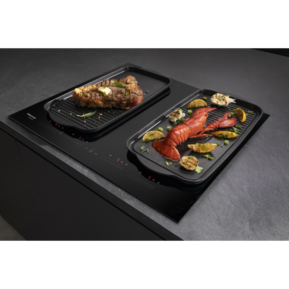 Plita incorporabila HISENSE HI6442BSCE, Inductie, 4 arzatoare, Touch Control, negru