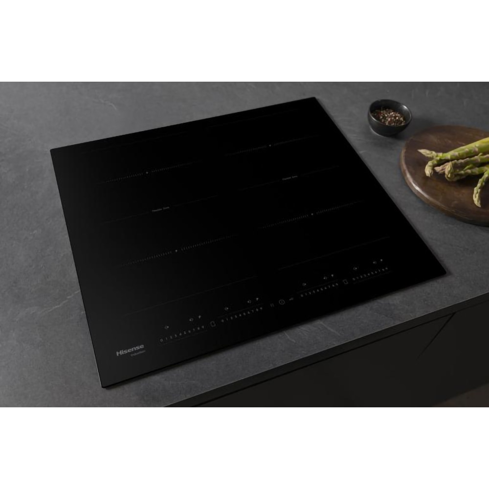 Plita incorporabila HISENSE HI6442BSCE, Inductie, 4 arzatoare, Touch Control, negru