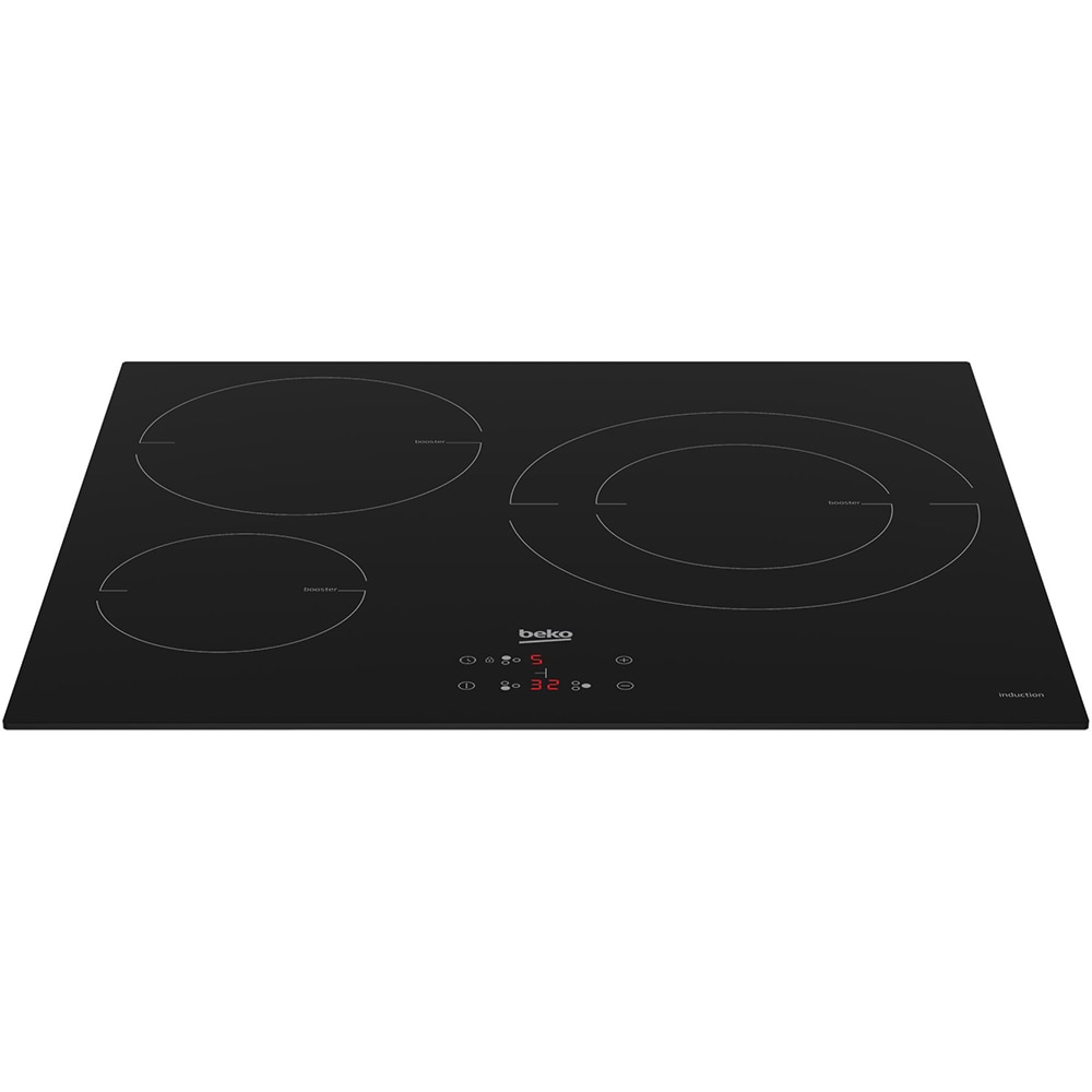 Plita incorporabila BEKO HII63402MT, inductie, 3 arzatoare, Touch Control, negru