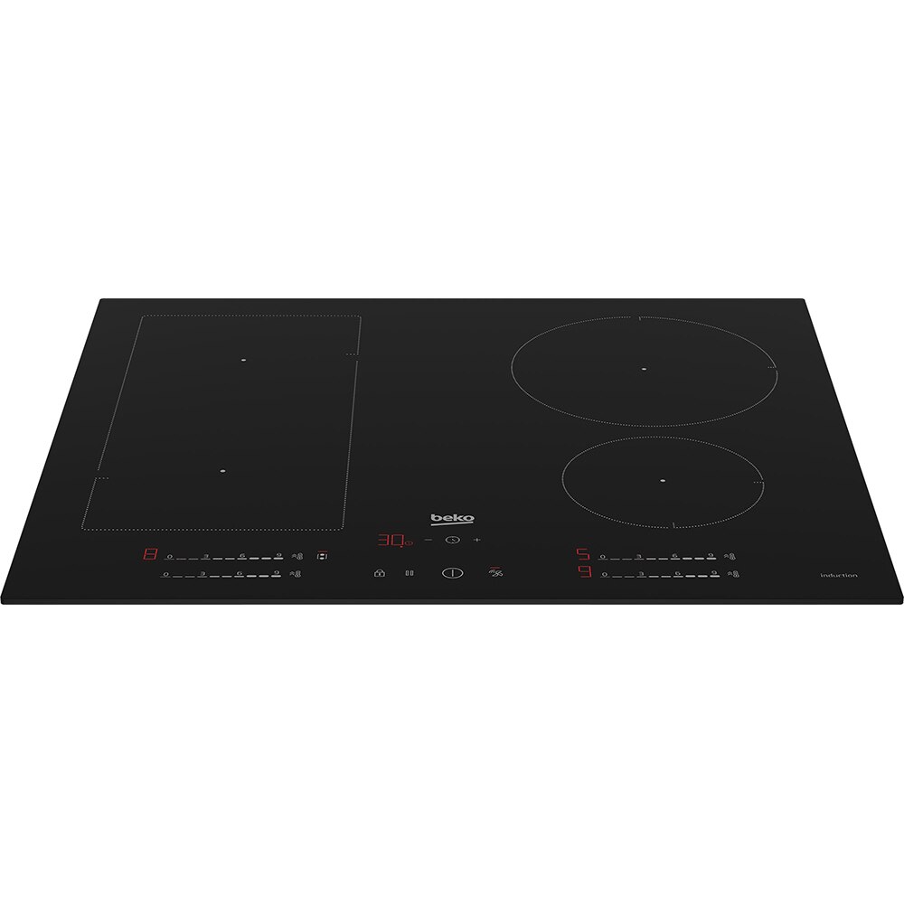 Plita incorporabila BEKO HII64700UFT, Inductie, 4 arzatoare, Touch Control, negru