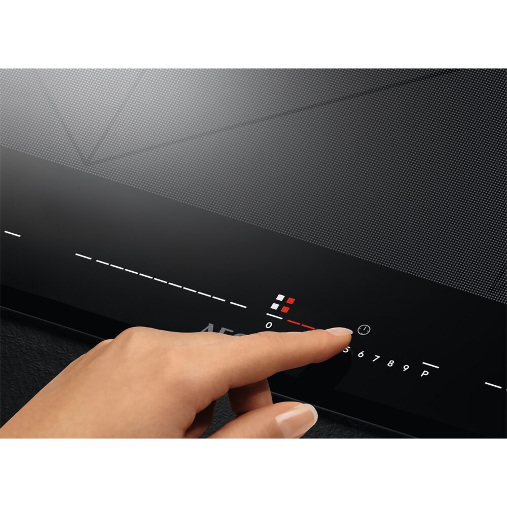 Plita incorporabila AEG IKE86688FB, Inductie, 6 arzatoare, Touch control, negru