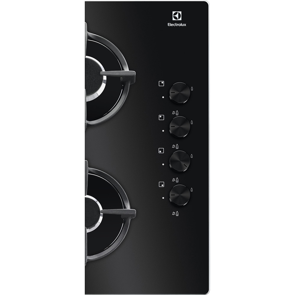 Plita incorporabila ELECTROLUX KGG6407K, Gaz, 4 arzatoare, negru